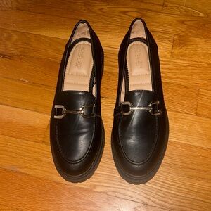 Rachel Zoe black loafers